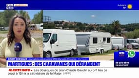 Martigues: le maire dénonce la présence illégale d'une centaine de caravanes d'une commaunauté évangélique