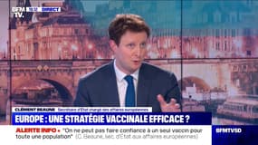 Clément Beaune à propos des vaccins: "On a une transparence maximale qui s'est améliorée progressivement" 