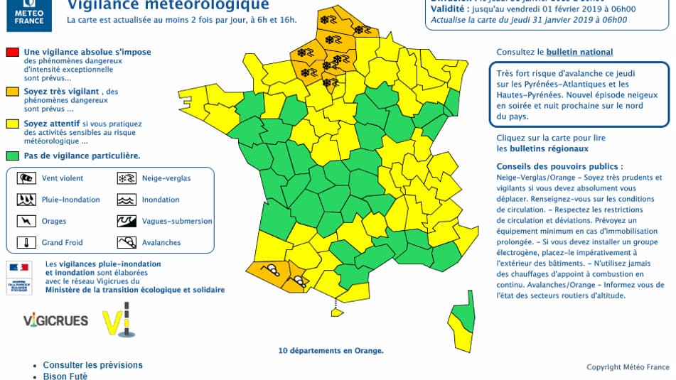 alerte meteo france alerte meteo france