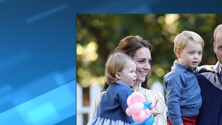 William, Kate, George et Charlotte, en visite au Canada. William, Kate, George et Charlotte, en visite au Canada.