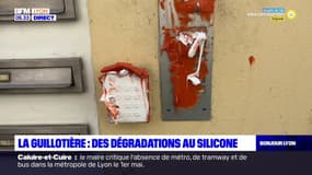 Lyon: des dégradations avec du silicone à La Guillotière