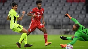 Kingsley Coman lors du match Bayern-Atlético, le 21 octobre 2020