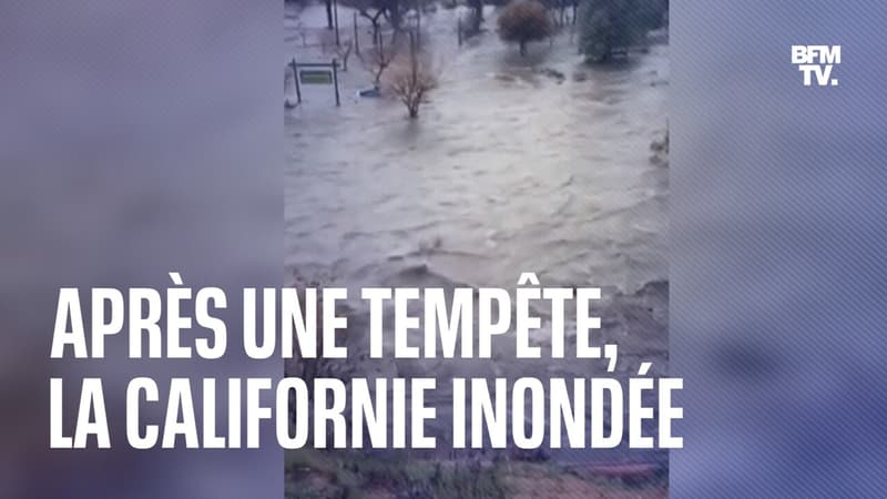 Les images de la Californie sous les eaux, après une nouvelle tempête