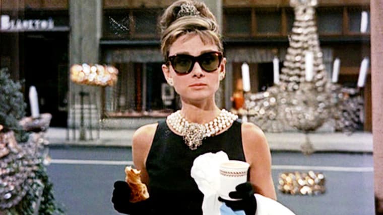 Audrey Hepburn dans le film "Breakfast at Tiffany's", de Blake Edwards.