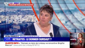 Céline Verzeletti, secrétaire confédérale de la CGT: "La mobilisation va continuer, sous différentes formes, mais très clairement elle va continuer"