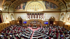 Le projet de loi a été adopté suite à un ultime vote du Sénat. Ici, l'hémicycle de la haute assemblée, le 16 juillet 2020. 