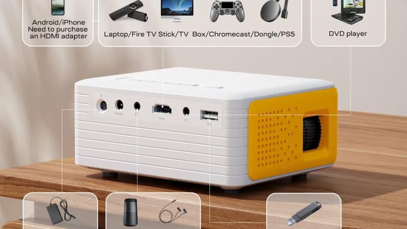 Si vous souhaitez un vidéoprojecteur, cette offre made in Cdiscount est pour vous