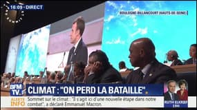 Emmanuel Macron: "Ce One Planet Summit est le début d'une nouvelle génération"