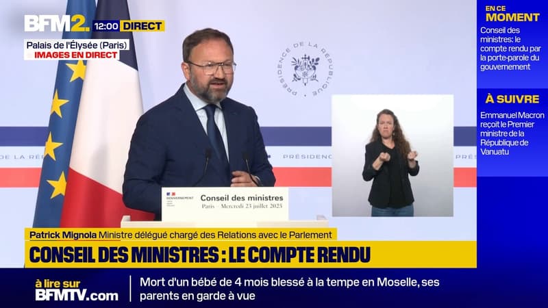 Le ministre des Relations avec le Parlement affirme que 