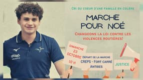 La famille de Noé organise une marche ce dimanche à Antibes