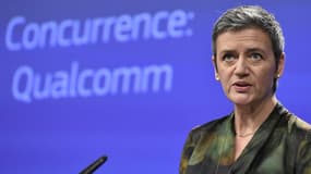 La commissaire européenne à la Concurrence, Margrethe Vestager, accuse Qualcomm d'avoir abusé de sa position dominante en mettant en place une pratique dite de "prix d'éviction"