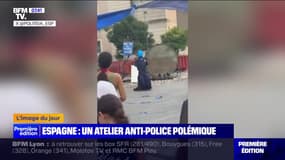 L'image du jour : Espagne, un atelier anti-police polémique - 30/08