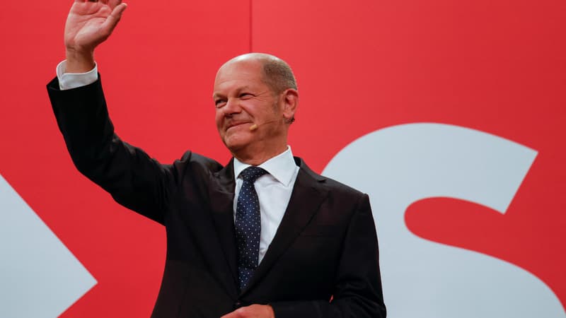 Le leader du SPD Olaf Scholz