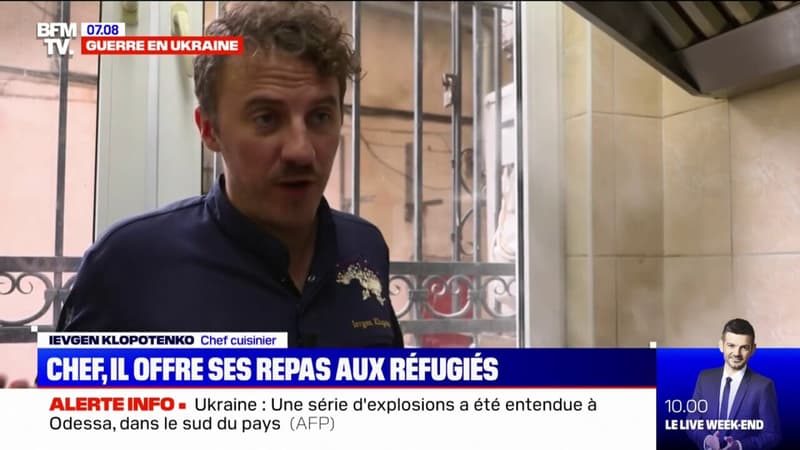 Un célèbre chef ukrainien offre des repas aux réfugiés à Lviv