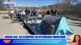 Arena Aix: les fans campent en attendant Indochine