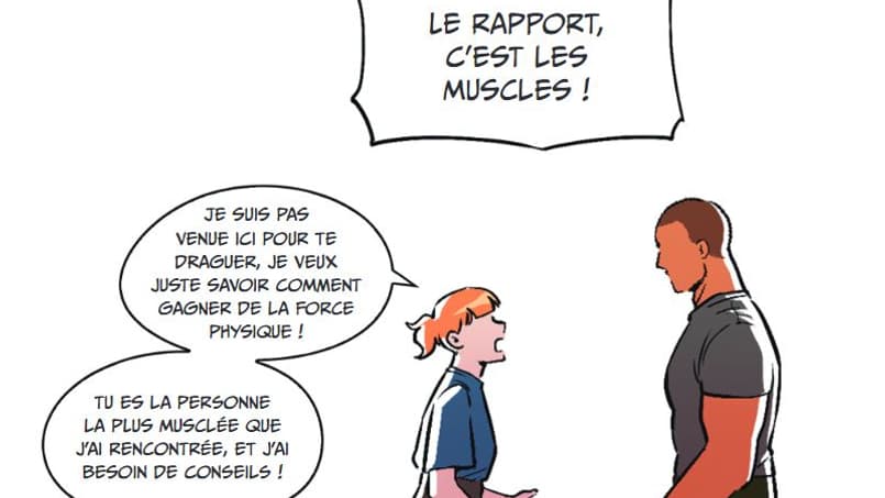 Une planche du webtoon "Colossale" de Diane Truc et Rutile