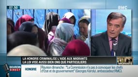 "Il y a des gens qui entrent en Hongrie (...) La Hongrie n'a rien fermé. On nous dit qu'on ferme nos frontières, ce n'est pas vrai !"