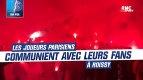 OM 0-3 PSG : interdits de déplacement, les supporters parisiens ont communié avec les joueurs à Roissy