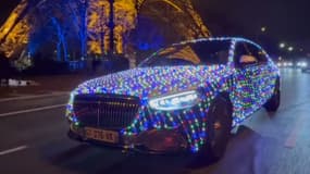 Le vidéaste ledriviste a décoré une Maybach pour Noël.