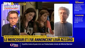 Accord UE-Mercosur: la Confédération paysanne dénonce un "coup de poignard dans le dos"