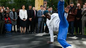 Le BBoy français Dany Dann avant les JO de Paris, le 25 avril 2024
