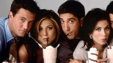 Matthew Perry, Jennifer Aniston, David Schwimmer, Courteney Cox, Matt LeBlanc et Lisa Kudrow, les acteurs de "Friends".