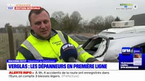 Eure: les dépanneurs sollicités en raison du verglas sur les routes