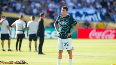 Benjamin Pavard avant le match Inter Milan-Monterrey (1-1, Coupe du monde des clubs), le 18 juin 2025