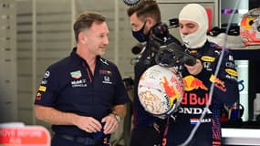 Christian Horner et Max Verstappen