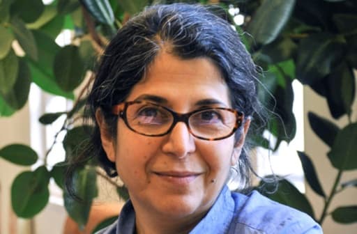 L'universitaire franco-iranienne Fariba Adelkhah, le 19 septembre 2012 dans un lieu non précisé L'universitaire franco-iranienne Fariba Adelkhah, le 19 septembre 2012 dans un lieu non précisé