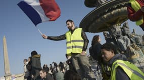 Manifestation des gilets jaunes à Paris.
