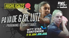 WTT Star Contender Ljubljana (1/4 de finale) - Lutz et Pavade face à Paranang et Sawettabut