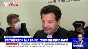 Me Arié Alimi, avocat des parties civiles sur la condamnation d'Eric Zemmour: "Il faut qu'il comprenne qu'on ne laissera pas passer"