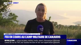 Var: un incendie toujours en cours au camp militaire de Canjuers