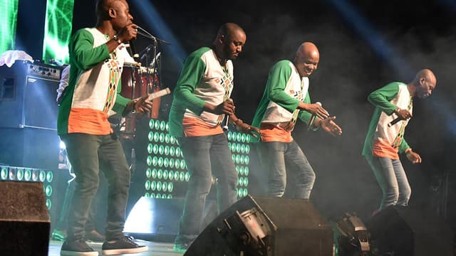 Le groupe Magic System en août 2017 à Abidjan.
