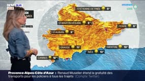 Météo Nice-Côte d’Azur: un grand soleil prévu ce samedi, 13°C à Menton dans l'après-midi