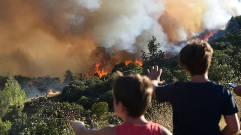 Incendie à Gignac (Hérault), le 26 juillet 2022