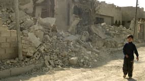 La ville de Fallouja détruite en janvier 2005.
