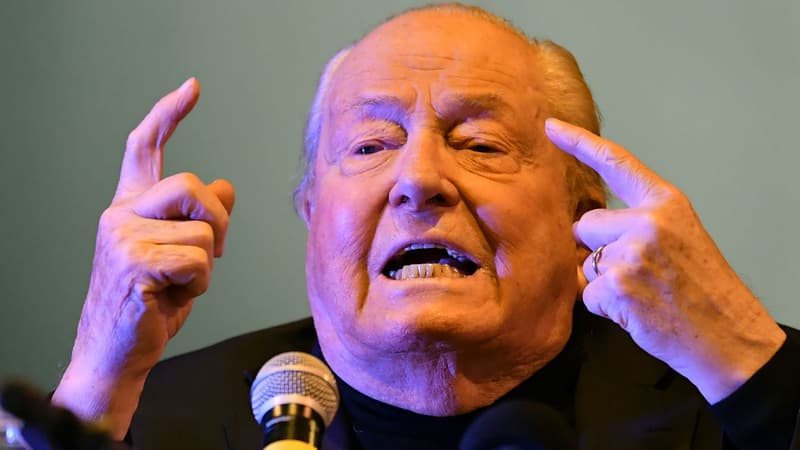 Jean-Marie Le Pen lors d'un meeting à Palavas-les-Flots, le 21 janvier 2017.