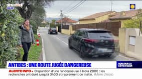 Antibes: une route jugée dangereuse