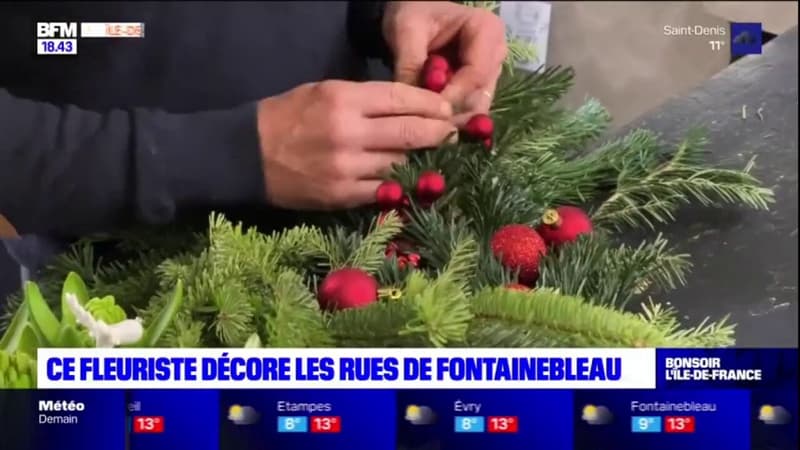 Les commerces de Fontainebleau décorés par un fleuriste