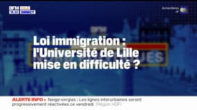 Loi immigration: l'Université de Lille en difficulté?