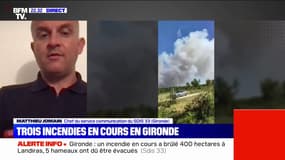 Gironde: plus de 400 hectares brûlés à Landiras, selon les pompiers