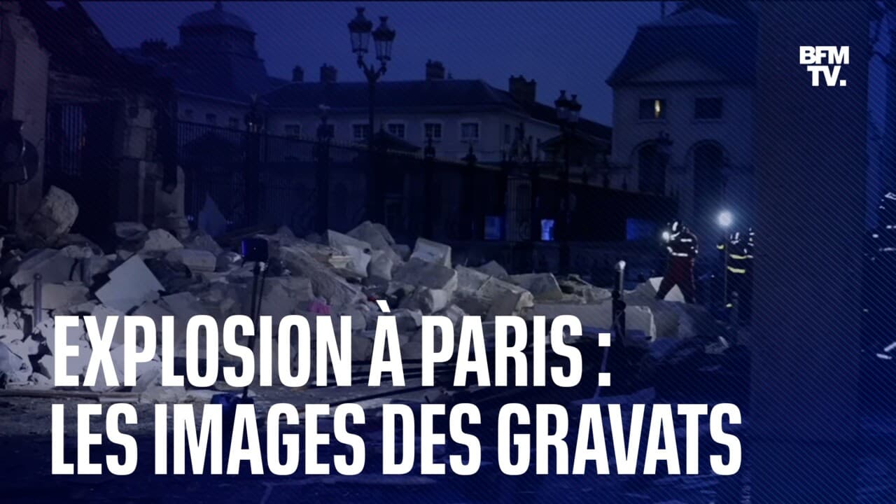 Les images des gravats quelques heures après l'explosion rue Saint