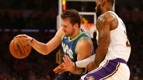 Luka Doncic face à LeBron James