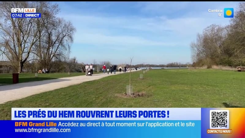 Réouverture des Près du Hem sous le soleil