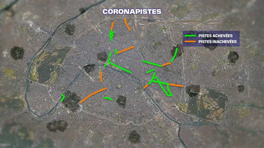 La mairie de Paris a dit mettre un coup d'accélérateur à la pérennisation des coronapistes au cours de l'été.