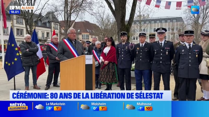 Sélestat a commémoré le 80 ans de sa libération