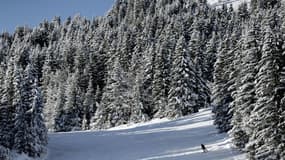 Sur une piste de Courchevel le 13 décembre 2020