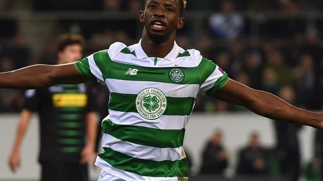 Moussa Dembélé (Celtic Glasgow) a marqué son cinquième but en trois matches face aux Rangers.